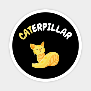 Caterpillar Cat Funny Magnet